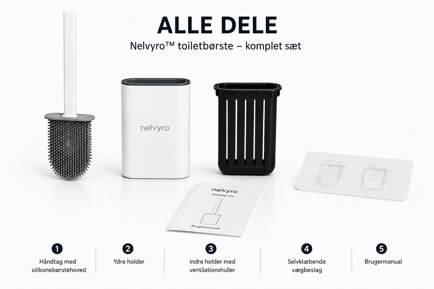 Kakelo™ – Den fleksible toiletbørste